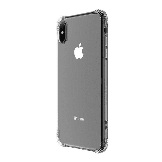 Hoco ARMOR szilikon telefonvédő (közepesen ütésálló, légpárnás sarok, átlátszó hátlap) ÁTLÁTSZÓ [Apple iPhone XS 5.8] (5996457822652)