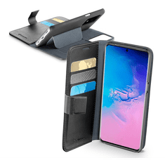CellularLine BOOK AGENDA tok álló, bőr hatású (FLIP, oldalra nyíló, asztali tartó funkció, RFID védelem) FEKETE [Samsung Galaxy S20 Ultra 5G (SM-G988B)] (BOOKAGENDGALS11PLK)