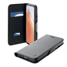 CellularLine BOOK CLUTCH tok álló, bőr hatású (FLIP, oldalra nyíló, bankkártyatartó funkció) FEKETE [Xiaomi Mi 10T Pro 5G] (BOOKCLU3XIAMI10TK)