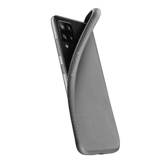 CellularLine CHROMA szilikon telefonvédő (matt, mikrofiber plüss belső) FEKETE [Samsung Galaxy M22 (SM-M225F)] (CHROMAGALA22K)