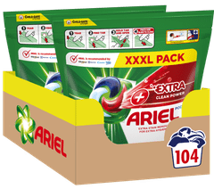 Ariel Extra Clean mosókapszula, 104 db