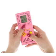 Aga Digitális játék Brick Game Tetris rózsaszín