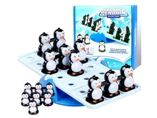 KECJA Oktatási logikai matematikai játék Balanszírozó pingvinek, egyensúlyozás, hintázás