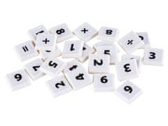 KECJA Oktatási szójáték 2in1 Match the Letters, angol és matematika tanulása, számolás tanulása, mondatok számolása