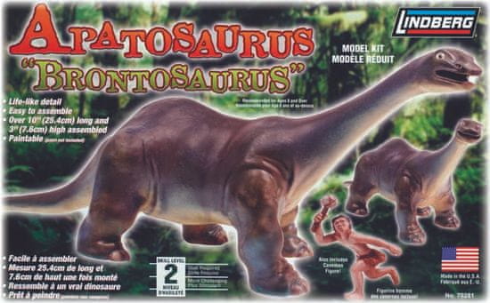 KECJA összeragasztandó műanyag modell Lindberg (USA) Dinosaur Apatosaurus/Brontosaurus dinoszaurusz