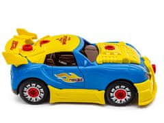 KECJA Bugatti játék sportkocsi csavarodásra és kanyarodásra