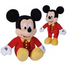 SIMBA DISNEY Mickey egér kabala fényes piros kabátban 25cm