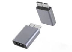 PremiumCord Alumínium USB C csatlakozó - USB3.0 Micro B csatlakozó adapter