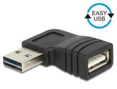 DELOCK adapter EASY-USB 2.0-A férfi > USB 2.0-A női négyszögletes balra/jobbra