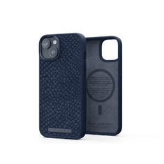 NJORD Salmon Leather MagSafe tok kék Apple iPhone 14 Plus készülékhez (NA42SL01) (127136)
