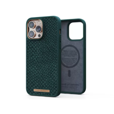 NJORD Salmon Leather MagSafe tok sötétzöld Apple iPhone 14 Pro Max készülékhez (NA44SL02) (127143)