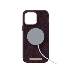 NJORD Salmon Leather MagSafe tok bordó Apple iPhone 14 Pro Max készülékhez (NA44SL03) (127144)