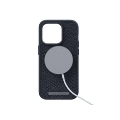 NJORD Salmon Leather MagSafe tok fekete Apple iPhone 14 Pro Max készülékhez (NA43SL00) (127141)