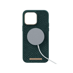 NJORD Salmon Leather MagSafe tok sötétzöld Apple iPhone 14 Pro Max készülékhez (NA44SL02) (127143)