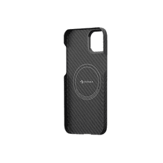 Pitaka MagEZ Case 3 Black / Grey Twill 1500D Apple iPhone 14 készülékhez - MagSafe rögzítéssel 