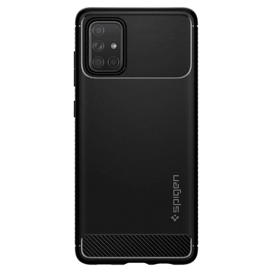 Spigen Rugged Armor Samsung Galaxy A71 hátlaptok fekete (ACS00565) (ACS00565)