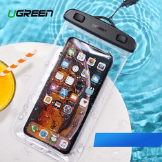 Ugreen LP186 vízálló telefon tok átlátszó-fekete (50919) (ugreen50919)