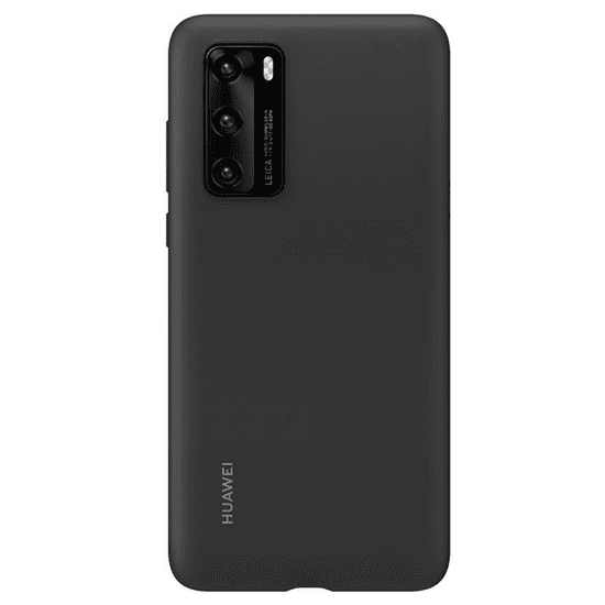 Huawei P40 szilikon hátlaptok fekete (51993719) (51993719)