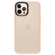 Spigen CYRILL Apple iPhone 12 Pro Max tok Color Brick Pink Sand - áttetsző-rózsaszín (ACS01648) (ACS01648)