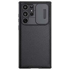 Nillkin CamShield Pro Samsung Galaxy S22 Ultra műanyag tok, fekete (62693) (NI62693)