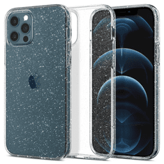 Spigen Liquid Crystal Glitter Apple iPhone 12/12 Pro tok átlátszó-csillámos (ACS01698) (ACS01698)