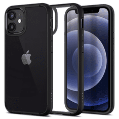 Spigen Ultra Hybrid Apple iPhone 12 mini tok átlátszó-fekete (ACS01746) (ACS01746)