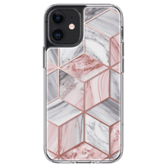 Spigen CYRILL Cecile Crystal Apple iPhone 12 mini tok Pink Marble (ACS01782) (ACS01782)