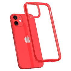 Spigen Ultra Hybrid Apple iPhone 12 mini tok átlátszó-piros (ACS01747) (ACS01747)