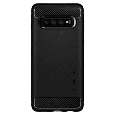 Spigen Rugged Armor Samsung Galaxy S10 hátlaptok fekete (605CS25800) (605CS25800)