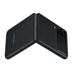 SAMSUNG Galaxy Z Flip3 Aramid tok fekete (EF-XF711SBEGWW) (EF-XF711SBEGWW)