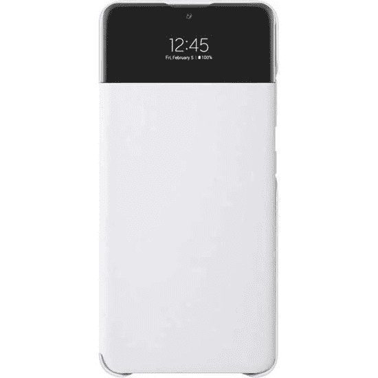 SAMSUNG Galaxy A72 Smart S View Wallet tok fehér (EF-EA725PWEGEE) (EF-EA725PWEGEE)