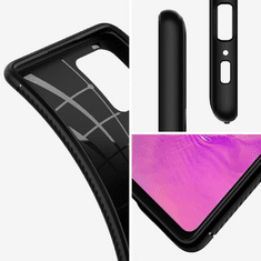 Spigen Rugged Armor Samsung Galaxy S10 Lite hátlaptok fekete (ACS00676) (ACS00676)