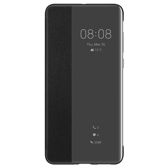 Huawei P40 Smart View flip tok fekete (51993703) (51993703)