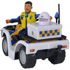 SIMBA Fireman Sam rendőrségi quad Malcolm figurával