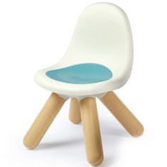 Smoby kerti háttámlás szék a szobába fehér és kék színben
