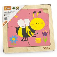 Viga Handy Wooden Puzzle Bee