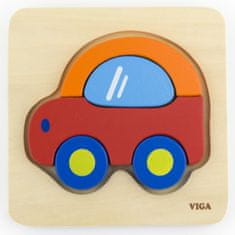 Viga Első fából készült kisgyermek puzzle autó