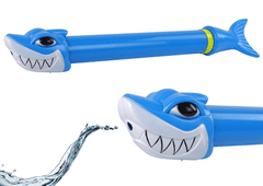Lean-toys Vízipisztoly Cápa 45 cm Kék kert
