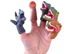 JOKOMISIADA Dinozaur Pacynki na palec gumowe figurki 5 ZA4333