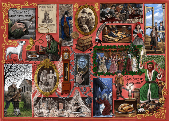Gibsons Puzzle Könyvklub: Charles Dickens 1000 darab