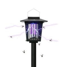 Maclean Napelemes kerti LED UV lámpa a rovarok elűzésére IP44