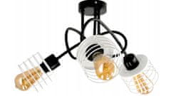 Berge Mennyezeti függesztett lámpa LOFT - 3xE27 - SPRING WHITE
