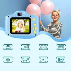 JOJOY® Gyerek fényképezőgép, kék gyerek játékkamera, a kreatív játékok és készségfejlesztő játékok új generációja | FUNCAM