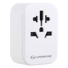 Lifeventure Világ-Európa utazási adapter USB-vel (& USB C)