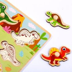 Tooky Toy Montessori fa puzzle dinoszauruszok formák