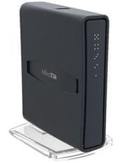 Mikrotik WiFi router +L4, 650MHz, 5x LAN, 2.4GHz, 5GHz, 802.11b/g/n/a/ac, USB, PoE