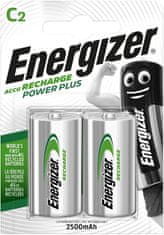 Energizer Power Plus HR14 / C 2500 mAh 2db újratölthető akkumulátor EN-626148