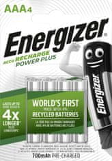 Energizer Power Plus AAA 700mAh 4db EHR015
