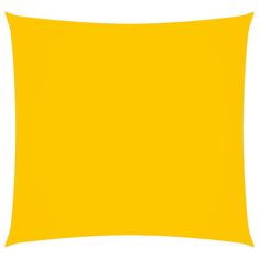 Greatstore sárga négyzet alakú oxford-szövet napvitorla 4,5 x 4,5 m