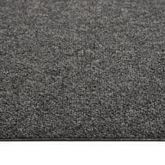 shumee 20 db antracitszürke szőnyegpadlólap 5 m² 50 x 50 cm